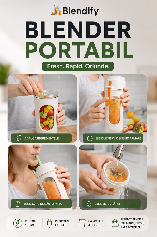 Blendify™  Blender Portabil